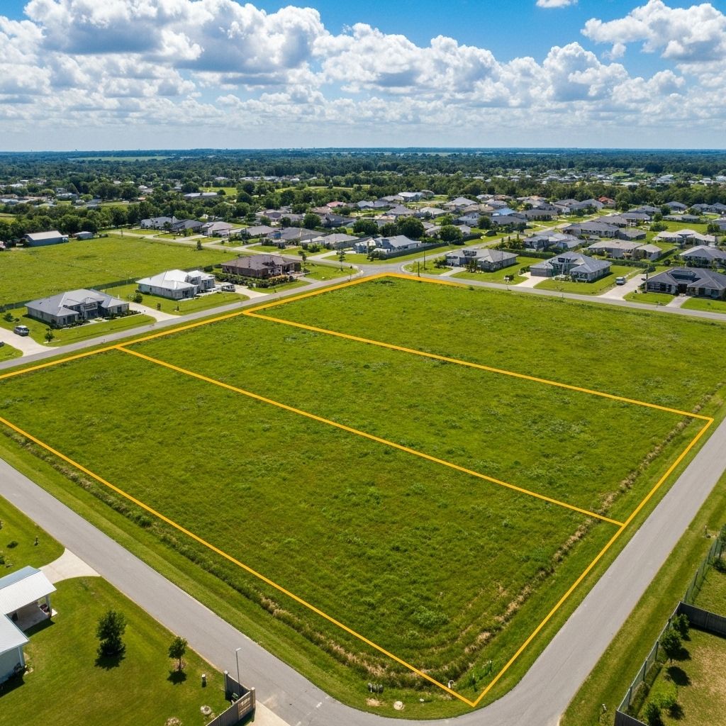 Long-term appreciation through land acquisition and development